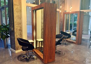 Anton Anecco Beauty Salon with the Caruso chair by Takara Belmont